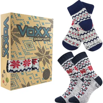 Dámská móda Dárková sada PONOŽKY + RUKAVICE Voxx - světle šedá velikost/rozměry: 39-42