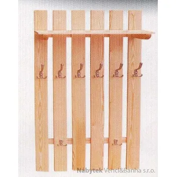Věšák dřevěný závěsný věšák z masivního dřeva drewfilip 1