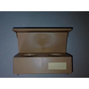 Miska pro psa 2 samostatné boxy na grit, krmivo, vodu