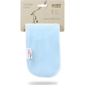 Plenkové kalhoty Petit Lulu s.r.o. Světle modrá vkládací plena krátká