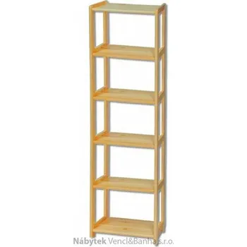 regál Drewmax dřevěný regál z masivního dřeva borovice RG121 pacyg