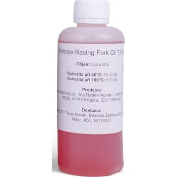 motopřípravky Tlumičový olej Motorex 7.5W (0.25 litru)