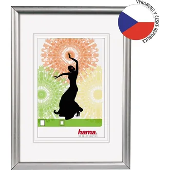 Rám na obraz Hama rámeček plastový MADRID, stříbrná, 30X45 cm