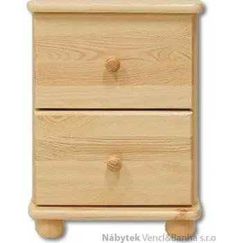 Ložnice Drewmax Dřevěná komoda, prádelník z masivního dřeva borovice KD104 Pacyg