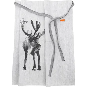 Kuchyňská zástěra Lapuan Kankurit Zástěra Poro, šedo-černá