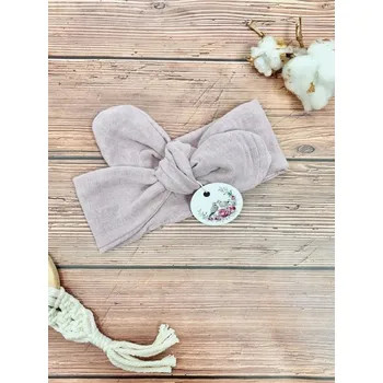 Čelenka Ar-s Dětská čelenka - pudrová - mušelín