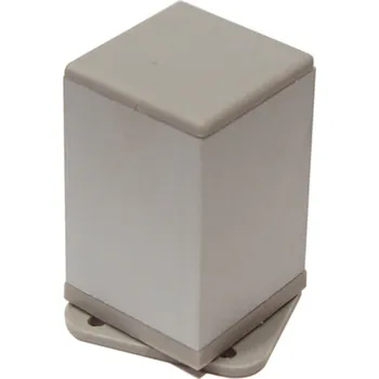 Nábytkové kování Grandstar Nábytková nožka LUGI s rektifikací 38x38 60 mm eloxovaný hliník