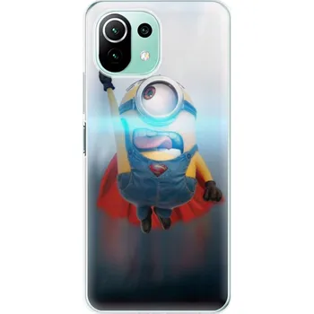 Pouzdro na mobilní telefon Odolné silikonové pouzdro iSaprio - Mimons Superman 02 - Xiaomi Mi 11 Lite
