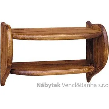 regál dřevěná závěsná polička z masivního dřeva borovice drewfilip 55