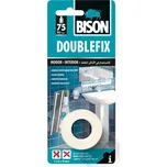 Bison Double Fix Tape 19 mm x 1,5 m bílá