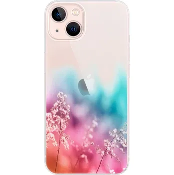 Pouzdro na mobilní telefon Silikonové pouzdro iSaprio - Apple iPhone 13 - Rainbow Grass (Odolný silikonový kryt, obal, pouzdro iSaprio - Apple iPhone 13 - Rainbow Grass - skvělá ochrana a pružnost, stylový UV potisk, lehkost, tiskne se v České republice)