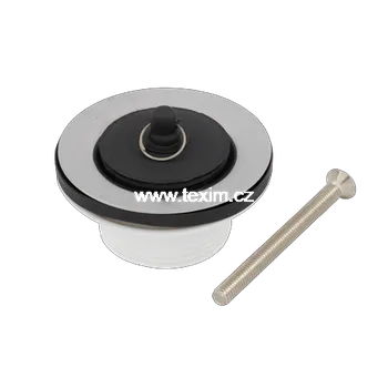 Sifon TEXIM Sada pileta 5/4" nerez mřížka 65mm,zátka s ouškem