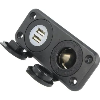 12V autozásuvka s USB A13-142194BPD-BB3