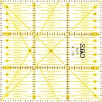 Řezací pravítko Rastrové pravítko OLFA OTE 15x15 cm