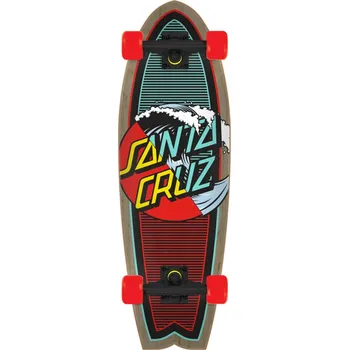 Skateboard santa cruz Cruiser classic wave splice cruiser shark