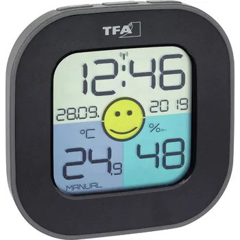 Domácí teploměr TFA Dostmann 30.5050.01 černý