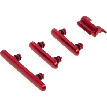 Náhradní kryt pro mobilní telefon Sada tlačítek / boční tlačítka pro Apple iPhone 11 - červená - kvalita A+