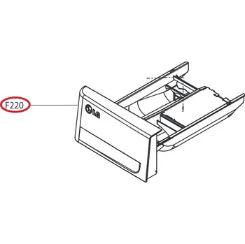Originální šuplík násypky AGL74752739 pro pračku LG