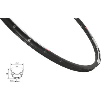 Ráfek na kolo Cyklomax Ráfek MACH MTB 27,5" NEO DISC 32děr Podkarta: 32 / černý