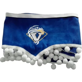 Stínítko do auta Přední záclonka pro VOLVO, modrá barva a bílé bambule