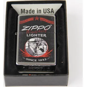 Zippo street chrom color Zippo Lighter Since 1932" 60000961