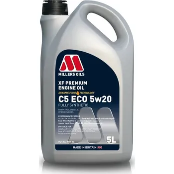 Auto-moto MILLERS OILS XF PREMIUM C5 ECO 5w20 77795 plně syntetický, 5 l