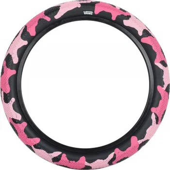 Plášť na kolo BMX plášť Cult VANS maskáč růžová/černá 20 x 2.40"