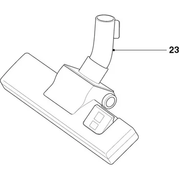 Domácí spotřebič Hubice 432200425621 pro vysavač Philips