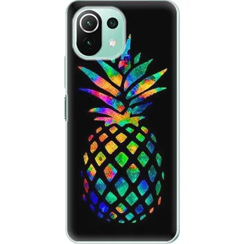 Pouzdro na mobilní telefon Odolné silikonové pouzdro iSaprio - Rainbow Pineapple - Xiaomi Mi 11 Lite