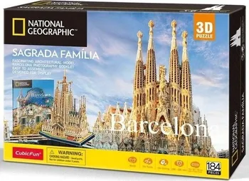 3D puzzle CubicFun National Geographic: Sagrada Família 184 dílků