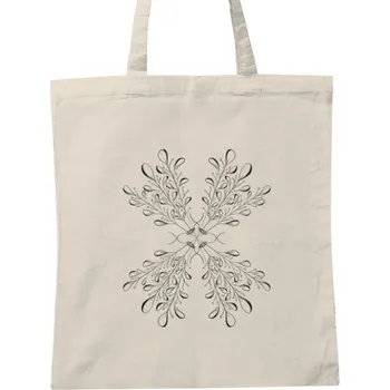 Nákupní taška Nákupní taška unisex s potiskem Symetrické lístky