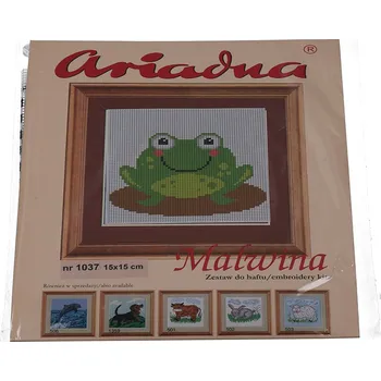 Ariadna Sestava pro vyšívání křížkovým stehem Malwina 15x15cm - č. 1037