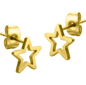 Náušnice BRUNOshop.cz Náušnice HVĚZDA GOLD