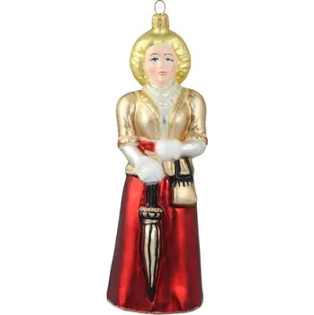 GLASSOR Skleněná ozdoba Katy 15,5 cm