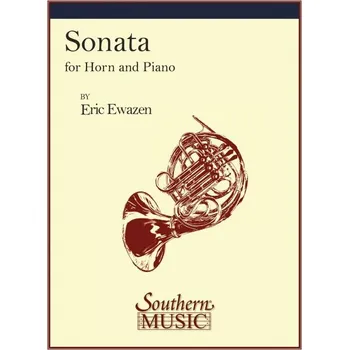 Sonata noty pro lesní roh a klavír Eric Ewazen - Eric Ewazen (angličtina, 15 stran)