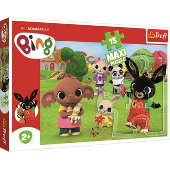 Trefl Maxi Bing s přáteli 15 dílků
