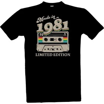 Tričko s potiskem Made in 1981 pánské
