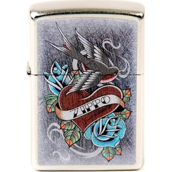 Zapalovač ZIPPO street chrom color "Zippo Tattoo" 60004587