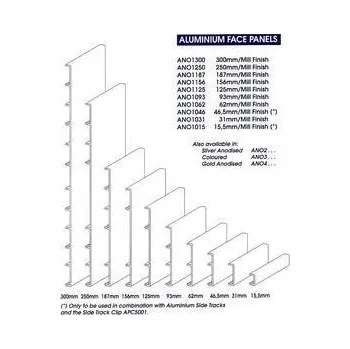 Stavební profil Hladký profil ANO2015, profil 15mm, stříbrný elox, délka 2,5m