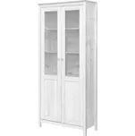 Vitrína 2 dveře TORINO bílá
