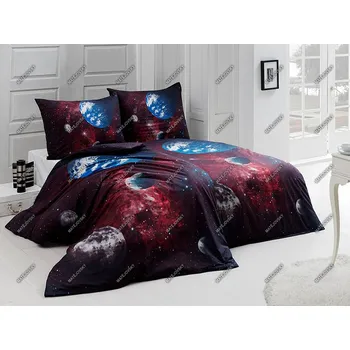 Povlečení Matějovský Vesmír 140 x 200, 70 x 90 cm zipový uzávěr