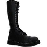 boty kožené KMM 20 dírkové černé Velikost: 42, Provedení: bez zipu