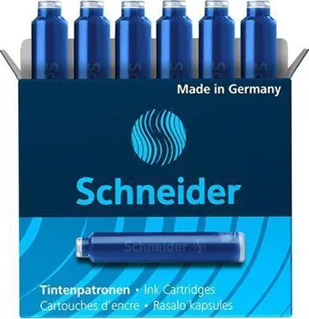 Náplň do psacích potřeb Schneider Inkoustové bombičky 6 ks