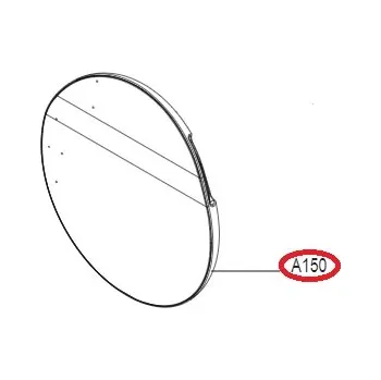 Originální komplet dveří ADC75466848 pro pračku LG