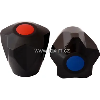 Vodovodní baterie TEXIM Rukojeť k baterii černá tisícihran 1/2" MYJAVA T-5 S+T