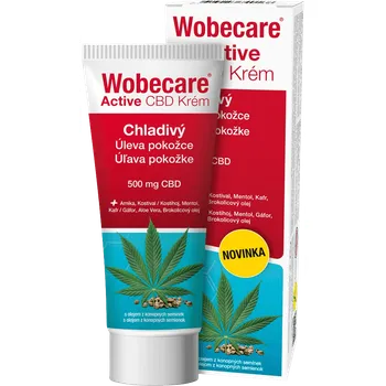 Masážní přípravek Mucos Wobecare Active CBD krém chladivý 100 ml