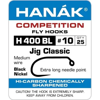 Rybářský háček Muškařské háčky Hanák H 400 BL Jig Classic vel. 12