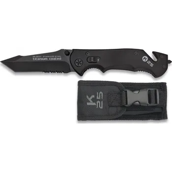 Sebeobrana Nůž K25 19127 záchranář ČERNÝ