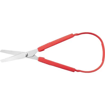 Bezpečnostní nůžky rovné-plast.rukojeť (červené); Schwertkrone Solingen