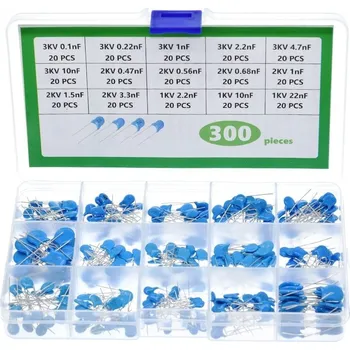 Vývojová deska Sada keramických kondenzátorů 1KV - 3KV, 15 druhů - 300 kusů